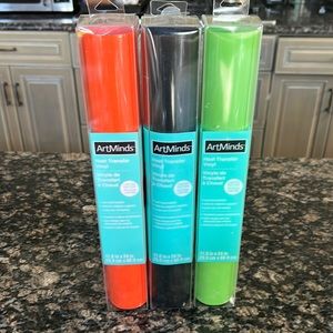 ARTMINDS HEAT TRANSFER VINYL SET OF 3 NWT